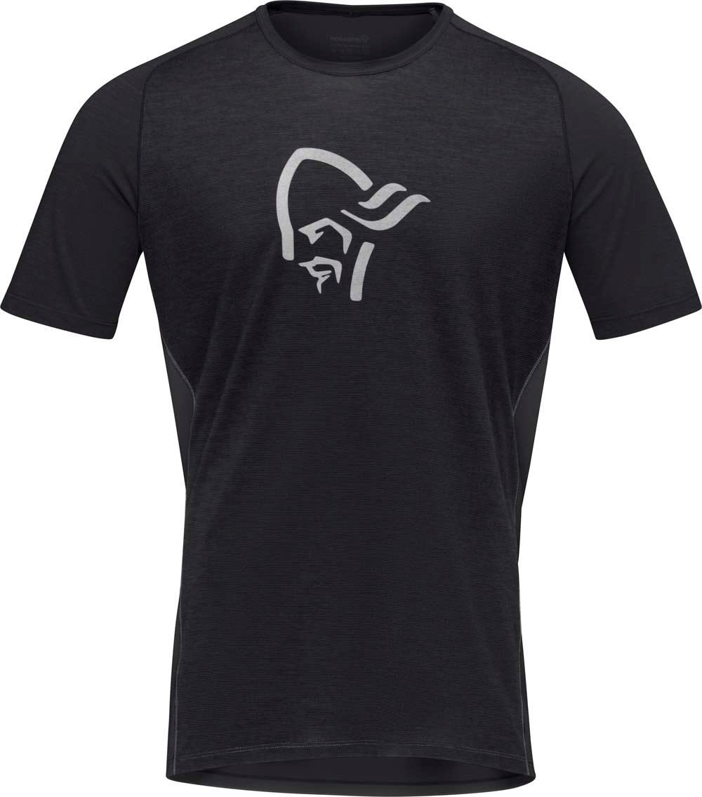 Norrøna Men’s Fjørå Wool T-Shirt Caviar