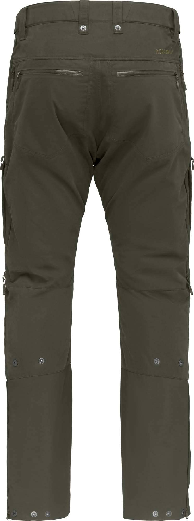 Norrona lyngen cotton Pantalones Esquí Hombre - Olive Night