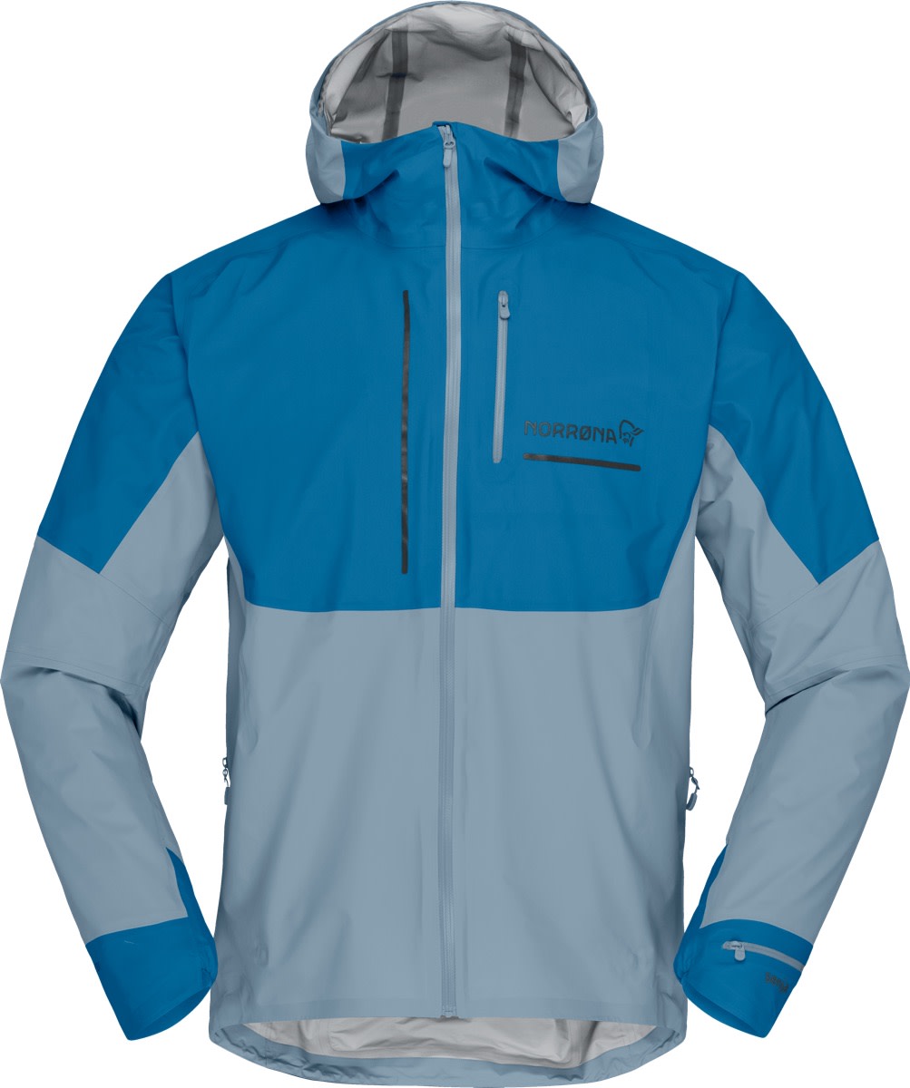 Norrøna Men’s Senja GORE-TEX Active Jacket  Mykonos Blue/Blue Fog