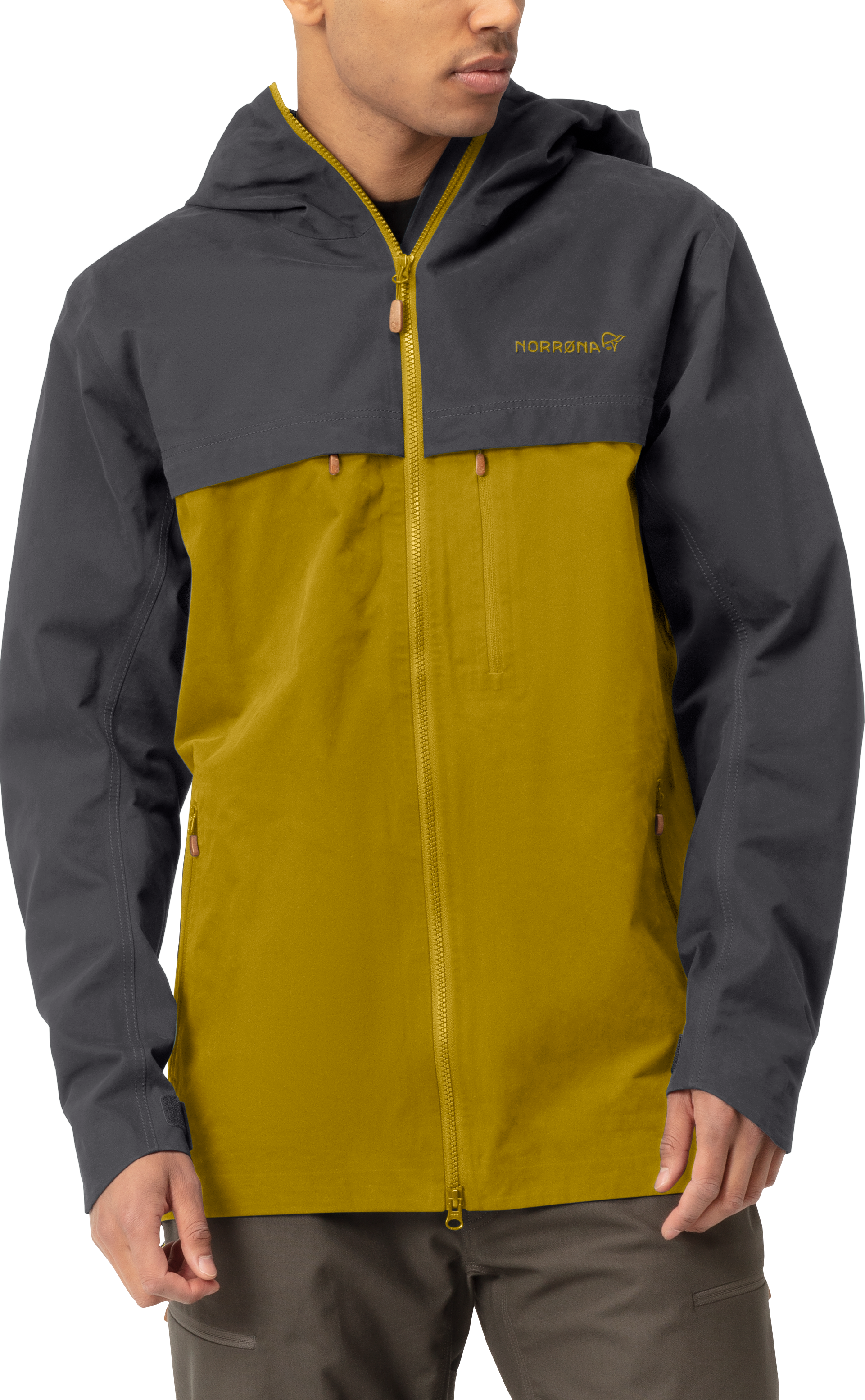 Men's Svalbard Cotton Jacket Slate Grey/Golden Palm | Buy Men's