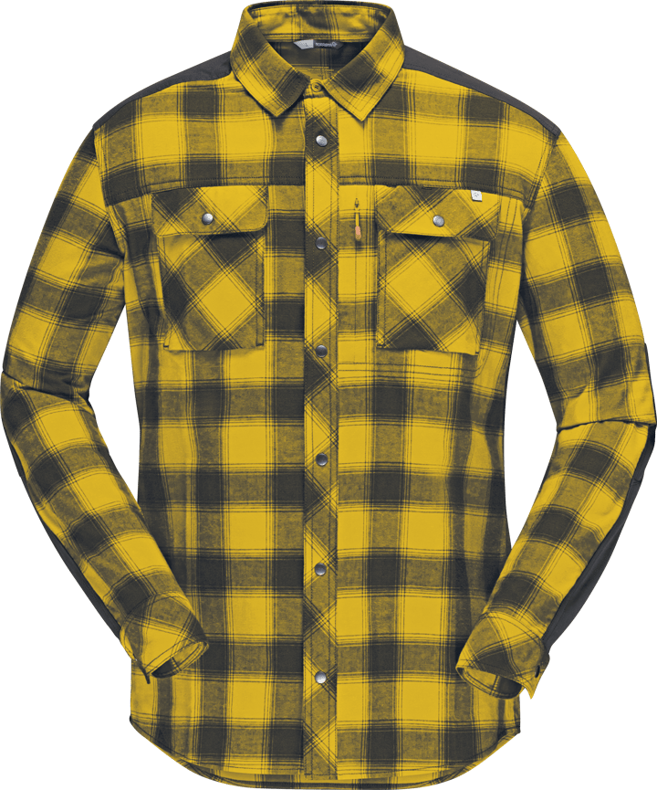 Norrøna Men's Svalbard Flannel Shirt Golden Palm Norrøna