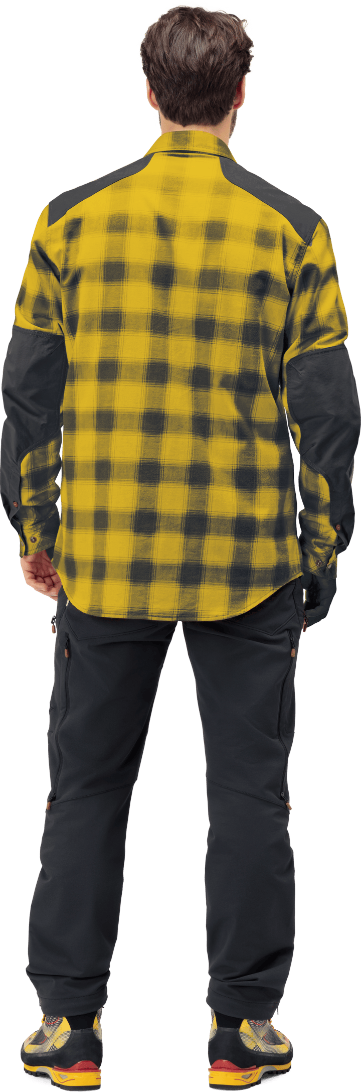 Norrøna Men's Svalbard Flannel Shirt Golden Palm Norrøna