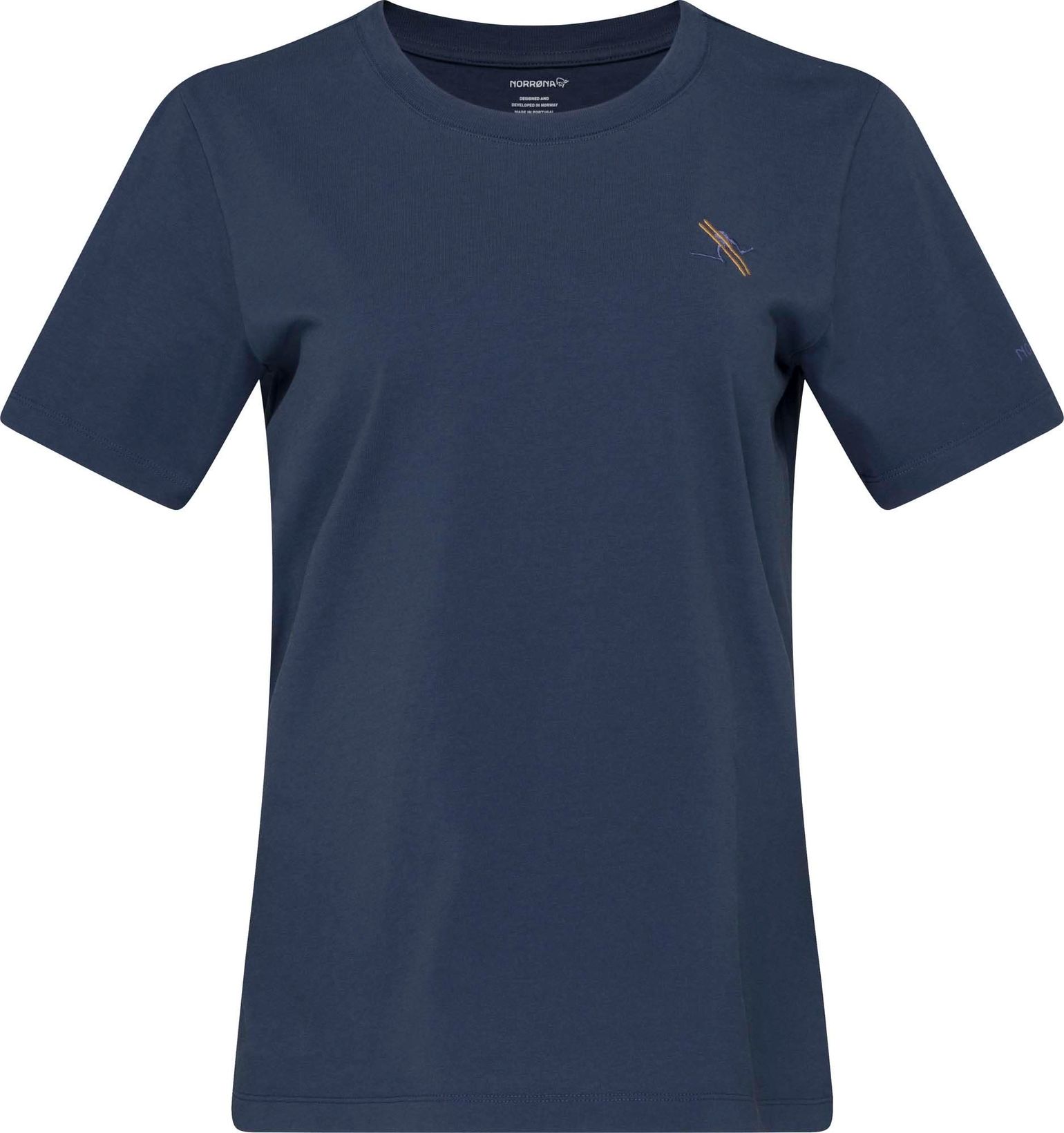 Norrøna /29 Cotton Activity Embroidery T-Shirt W'S Indigo Night