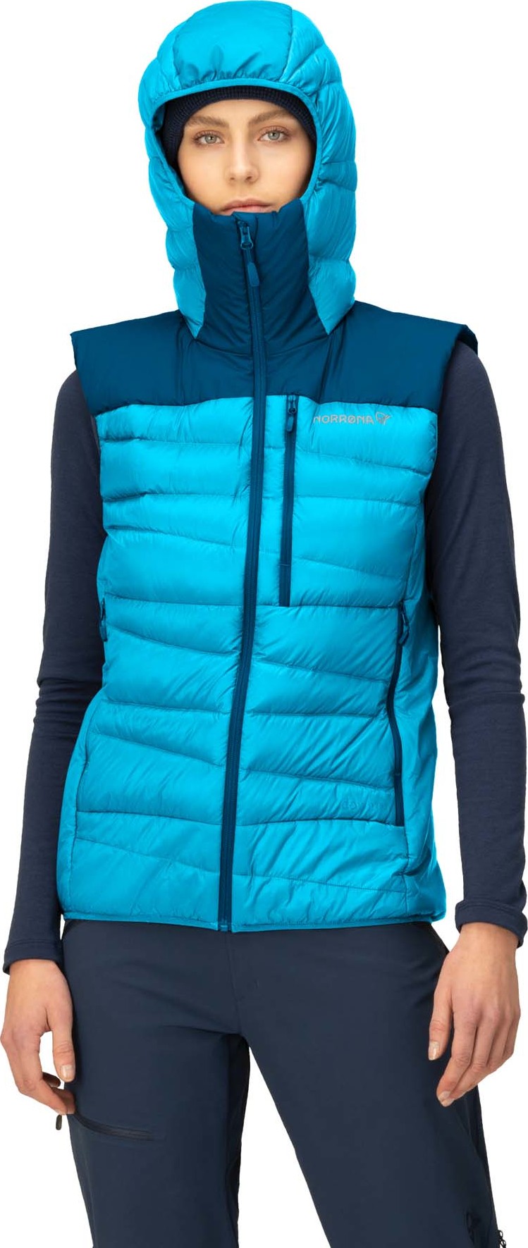 Women's Falketind Down750 Vest Caviar | Buy Women's Falketind