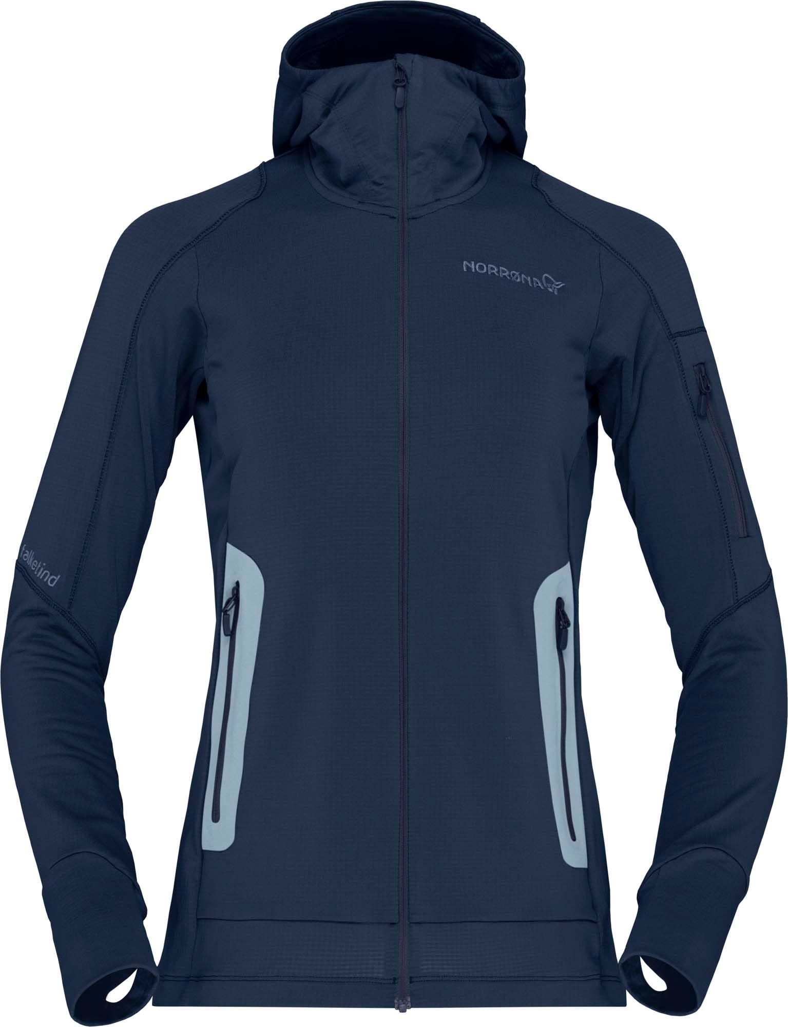 Norrøna Women’s Falketind Power Grid Hood Indigo Night