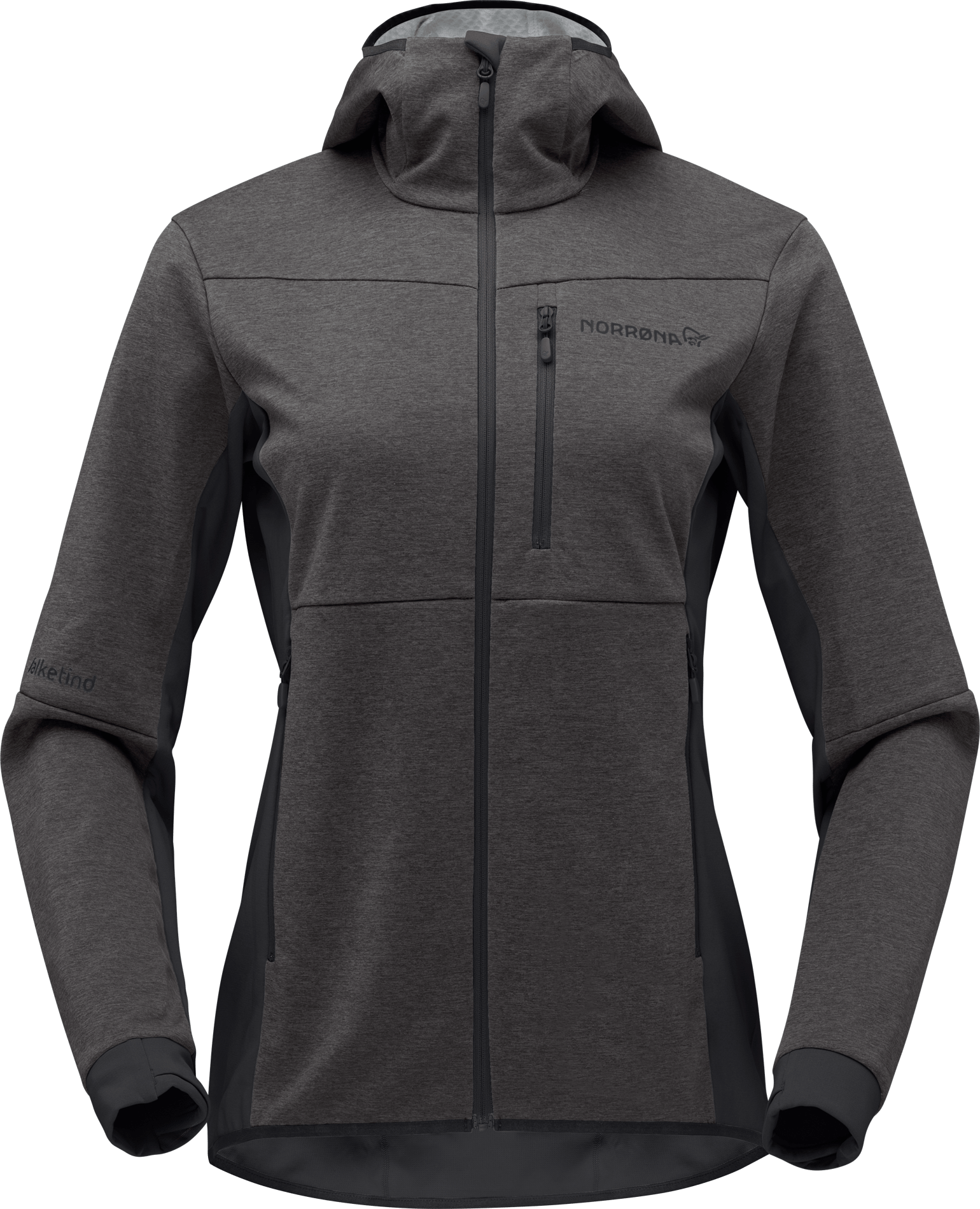 Norrøna Women's Falketind Warm2 Octa Hood Caviar