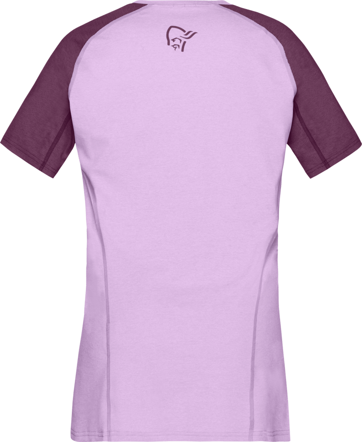 Norrøna Women's Fjørå Equaliser Lightweight T-Shirt Dark Purple/Violet Tulle Norrøna