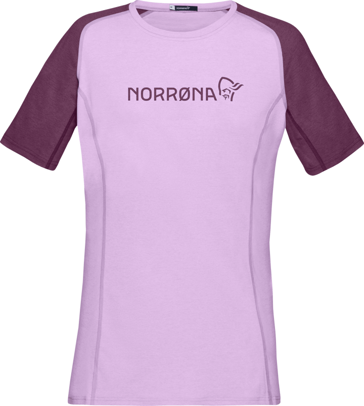 Norrøna Women's Fjørå Equaliser Lightweight T-Shirt Dark Purple/Violet Tulle Norrøna