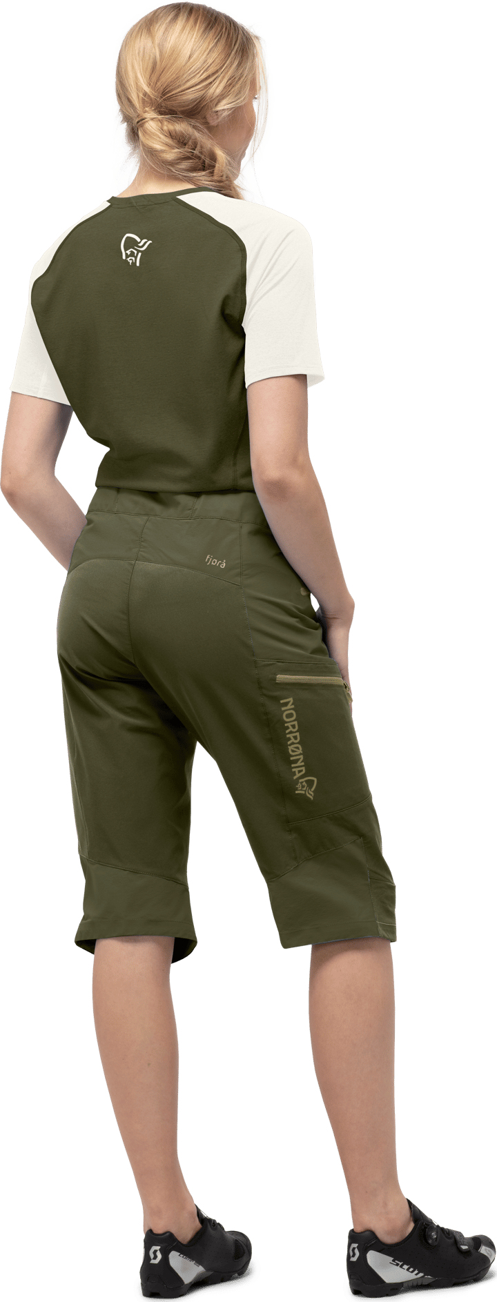 Norrøna Women's Fjørå Flex1 Shorts Olive Night Norrøna