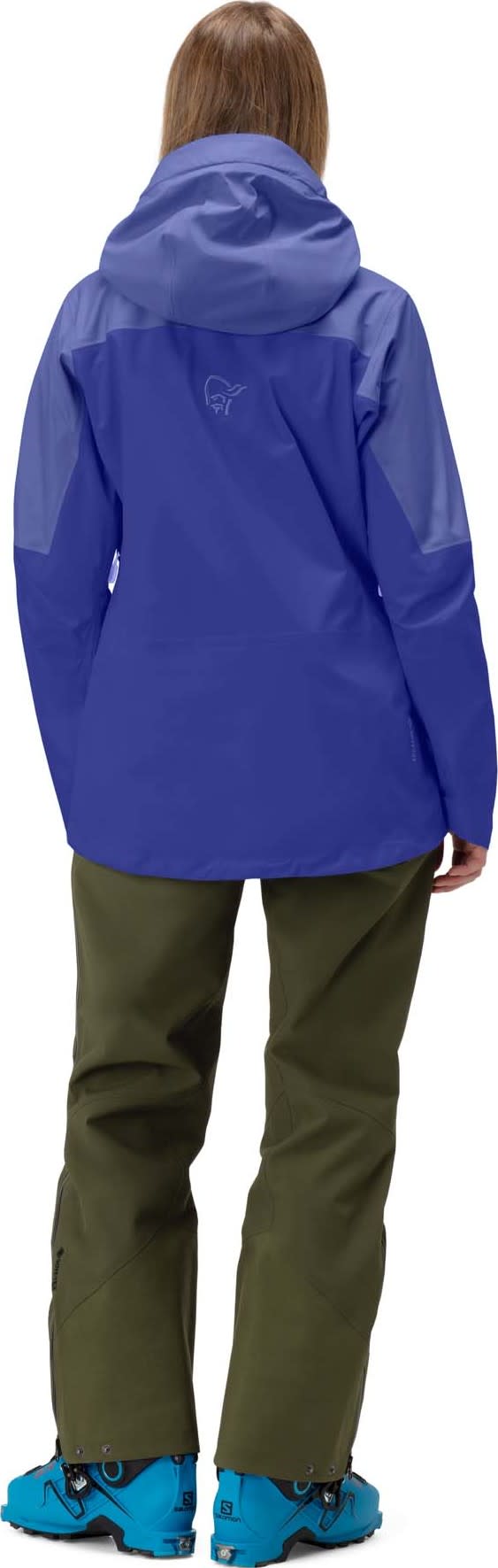 Norrøna Women's Lofoten GORE-TEX Jacket Violet Storm/Royal Blue Norrøna