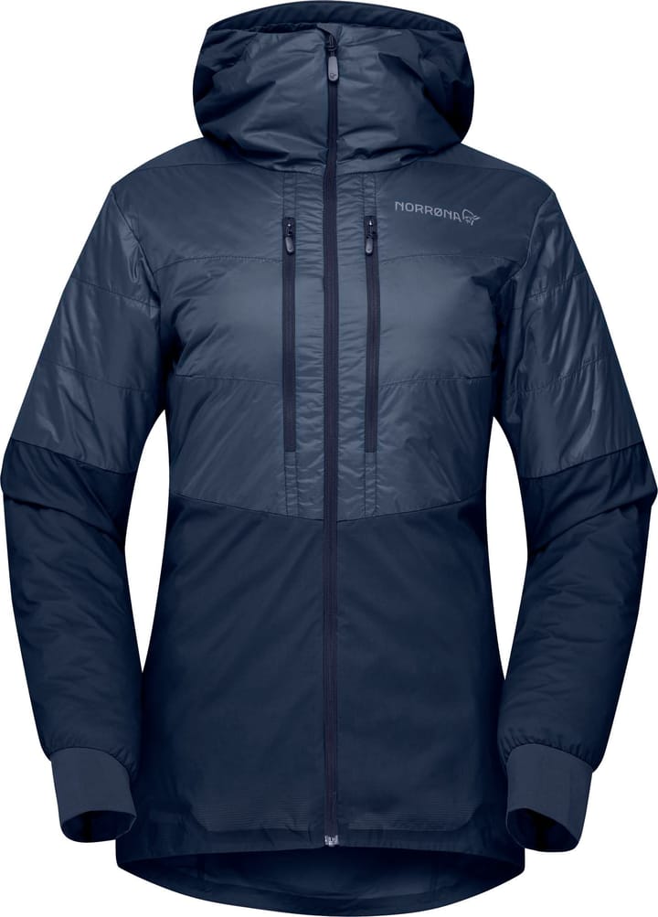 Norrøna Women's Lyngen Aero80 Insulated Zip Hood Indigo Night Norrøna