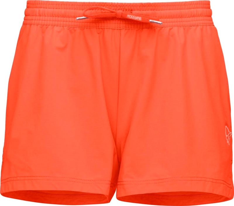 Women's Norrøna Loose Shorts Orange Alert