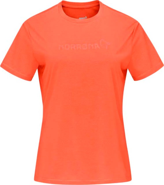 Women’s Norrøna tech T-Shirt Orange Alert