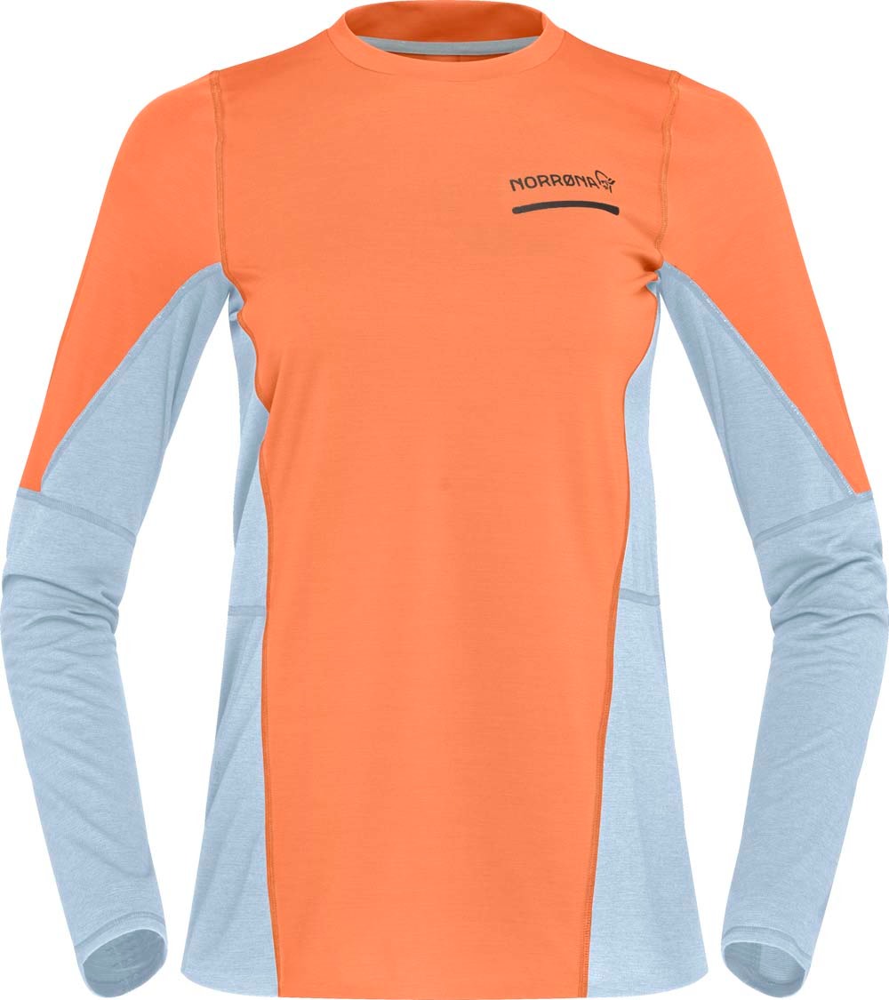 Norrøna Women’s Senja Equaliser Lightweight Long Sleeve  Flamingo