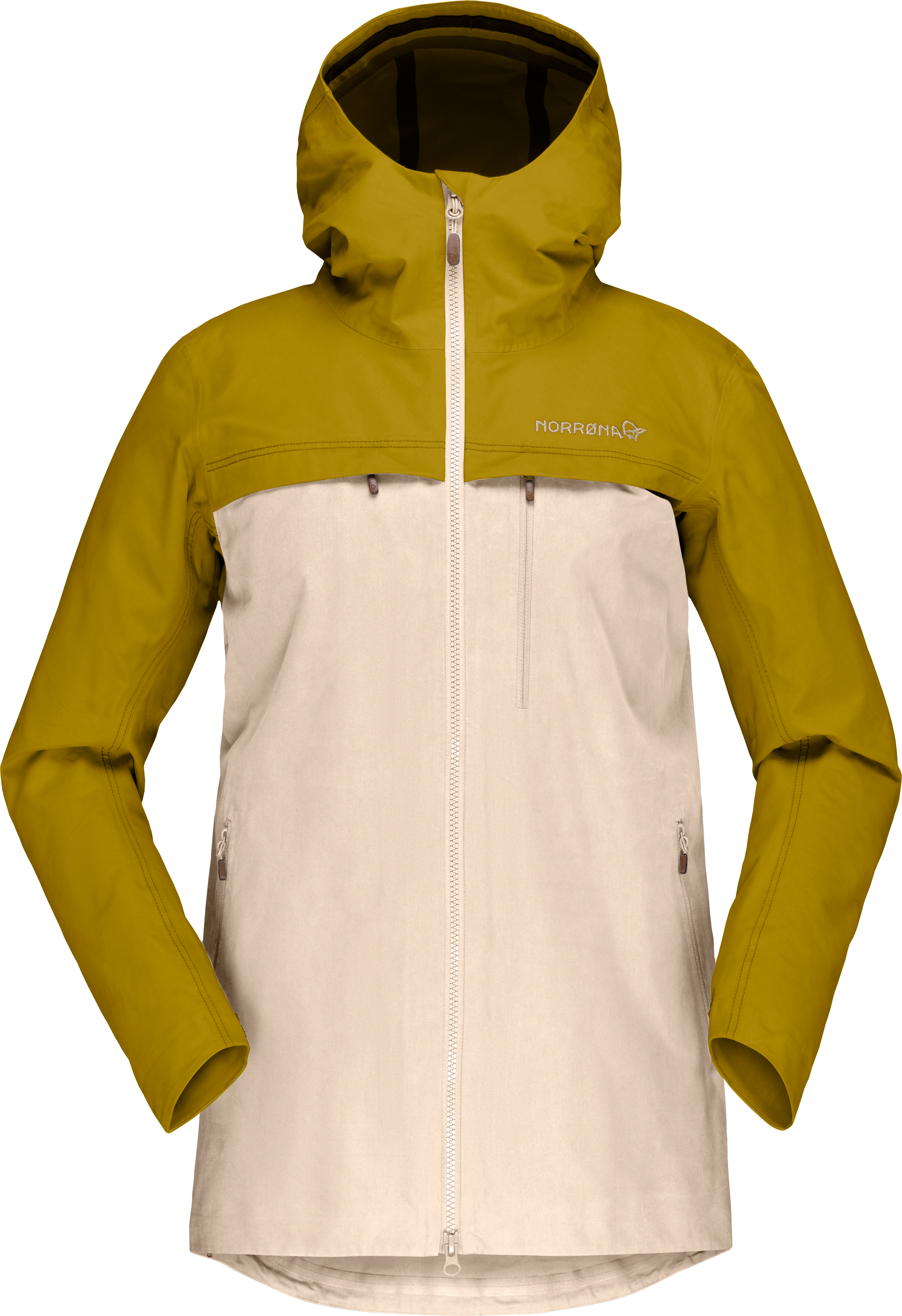 Norrøna Women’s Svalbard Cotton Jacket Golden Palm/Ecru