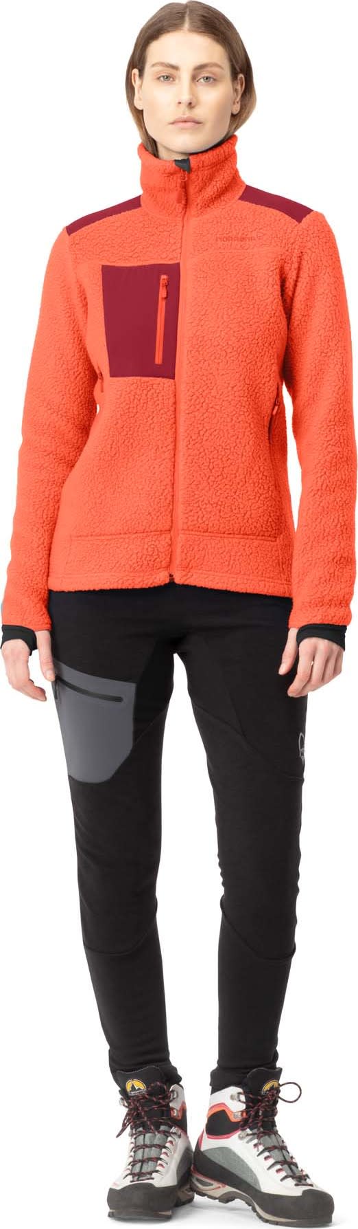 Norrøna Women's Trollveggen Thermal Pro Jacket Orange Alert Norrøna