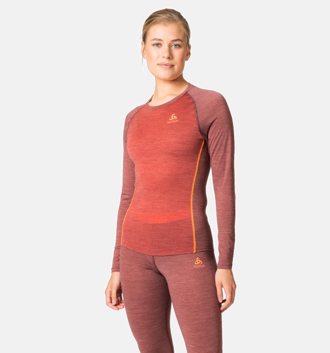 ODLO, Burgundy Women's Top