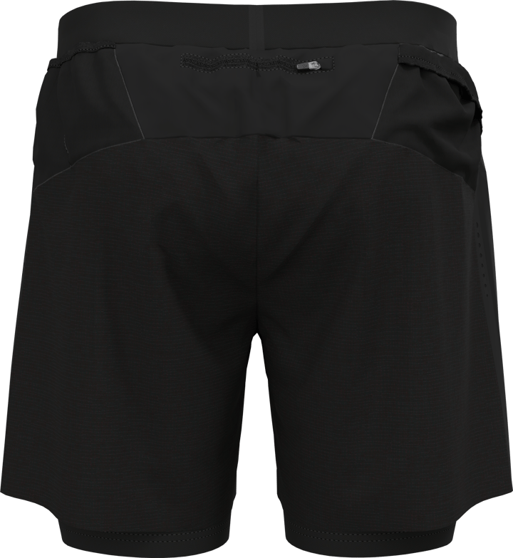 Odlo Men's 2-in-1 Short X-Alp Trail 6 Inch Black Odlo