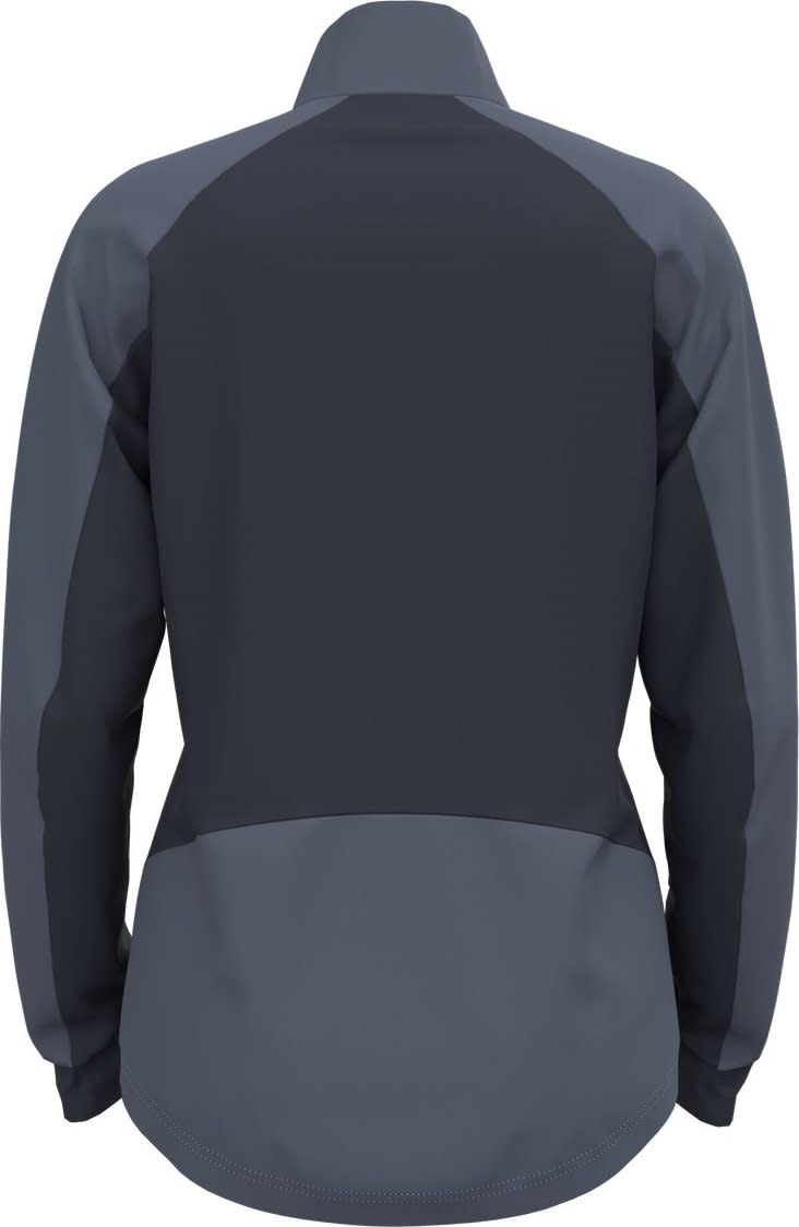 ODLO Chaqueta running mujer WHIRL odlo silver grey - Private Sport Shop