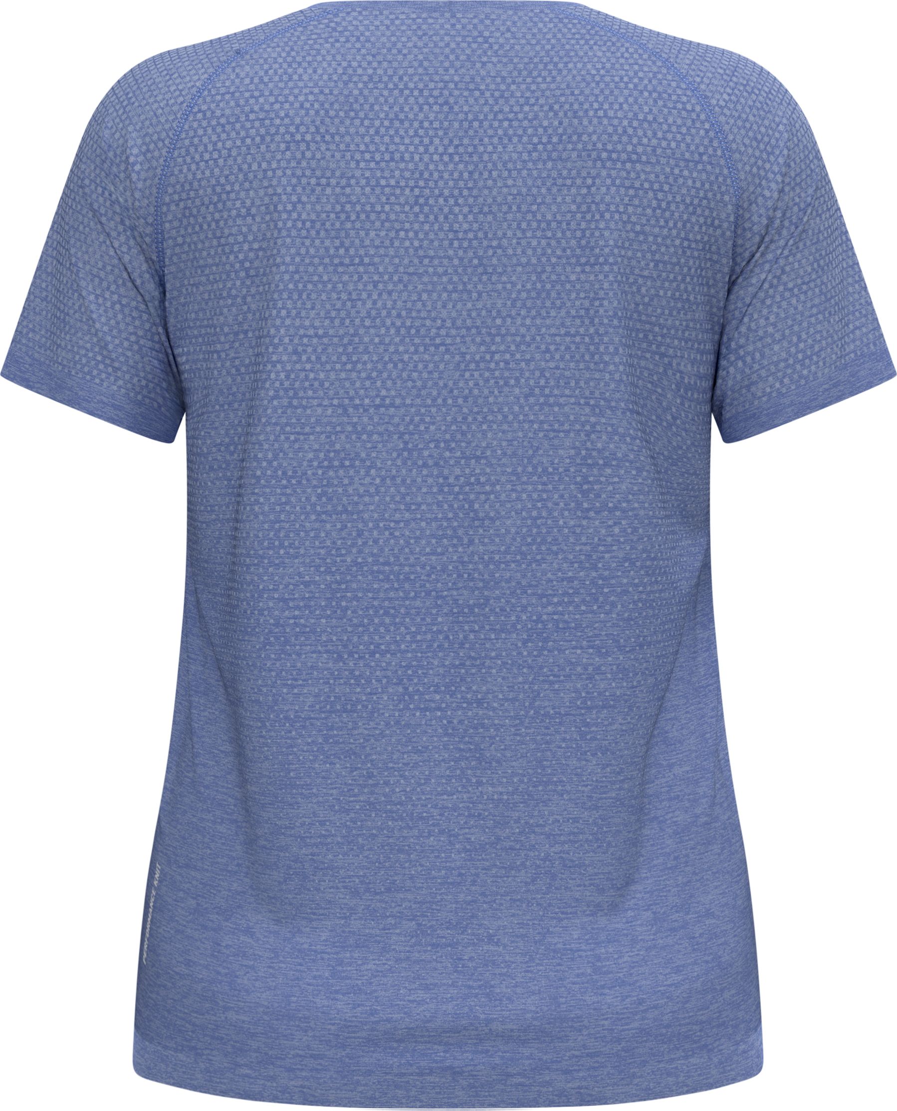 Odlo Essentials Seamless Long Sleeve Running T-Shirt Women - cinnabar  melange