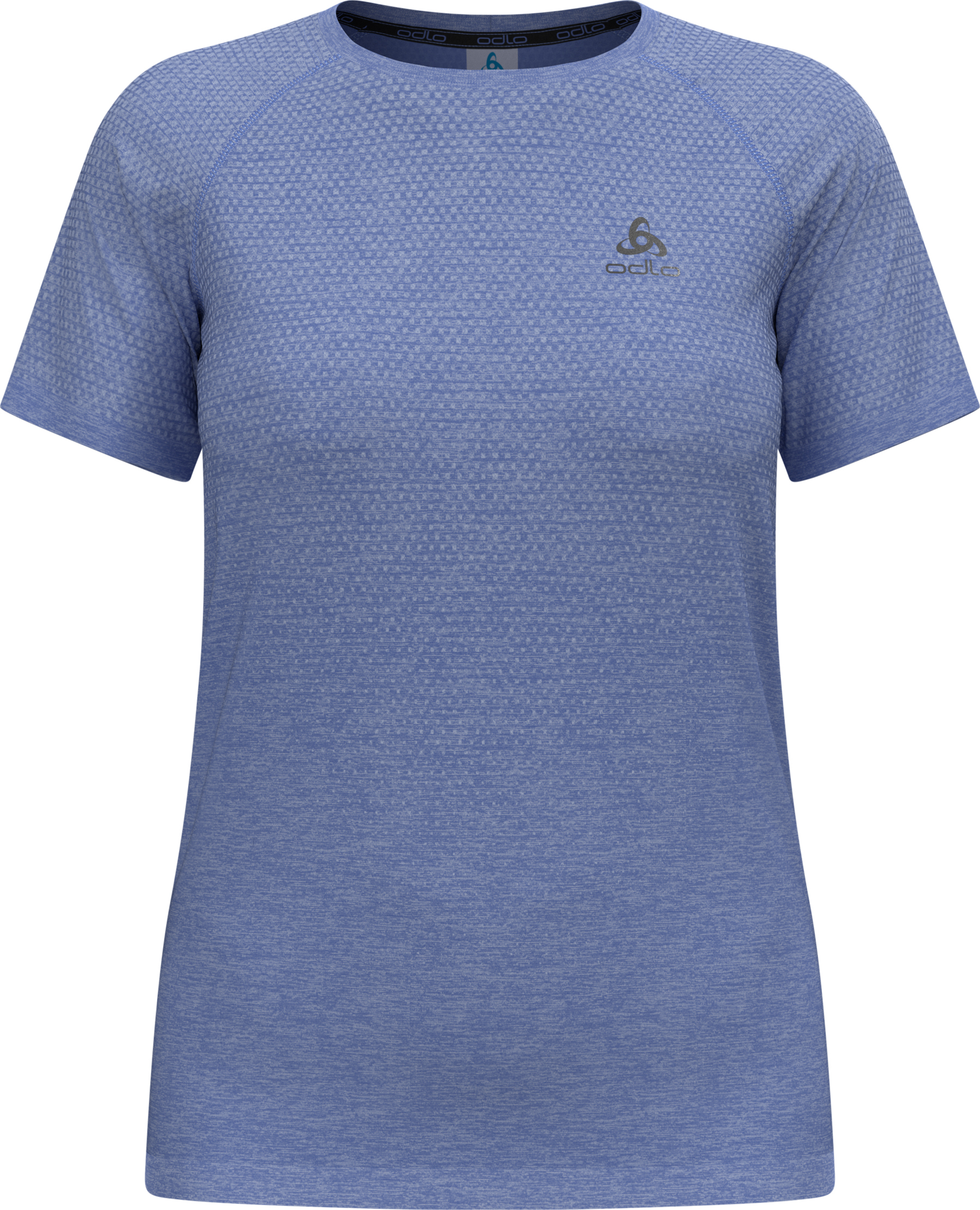 Odlo Crew Essential Seamless Short Sleeve T-Shirt Blue