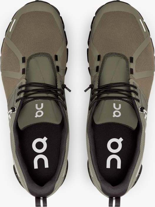 On Men's Cloud 5 Waterproof Olive/Black On