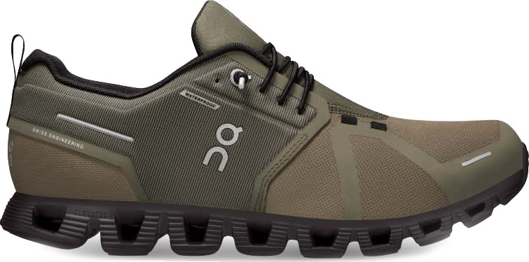 On Men’s Cloud 5 Waterproof Olive/Black