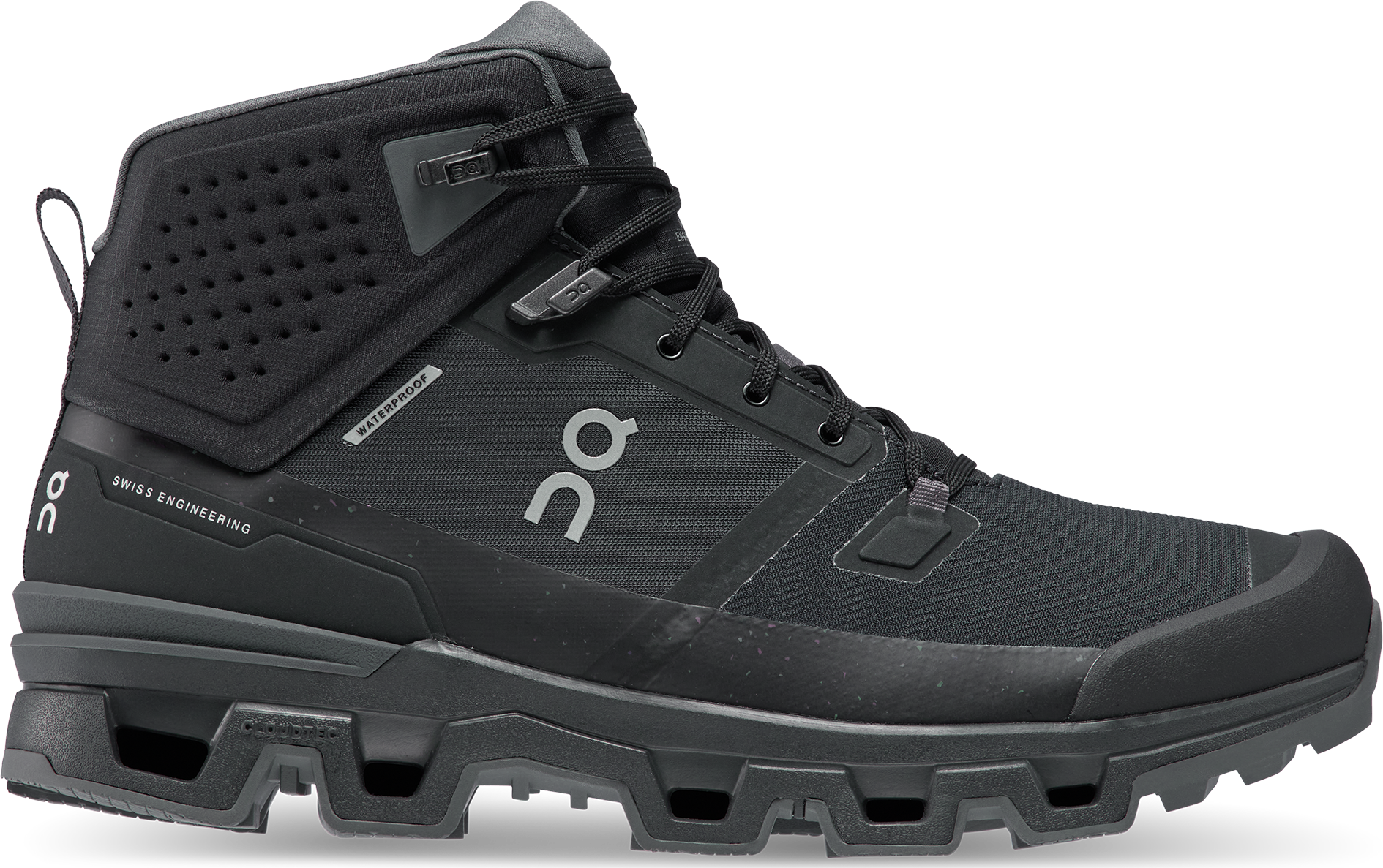 On Men’s Cloudrock 2 Waterproof Black/Eclipse