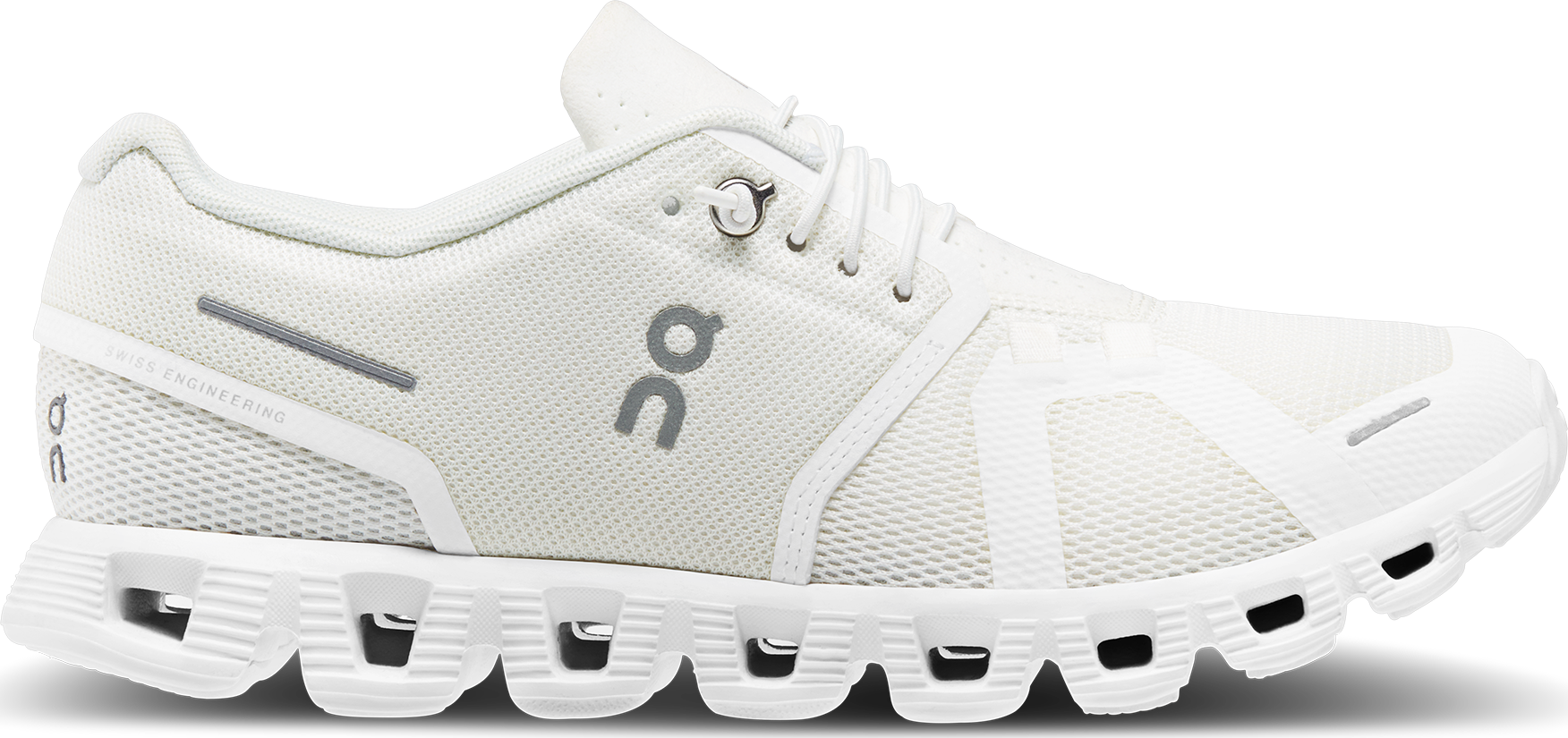 On Women’s Cloud 5 Undyed White