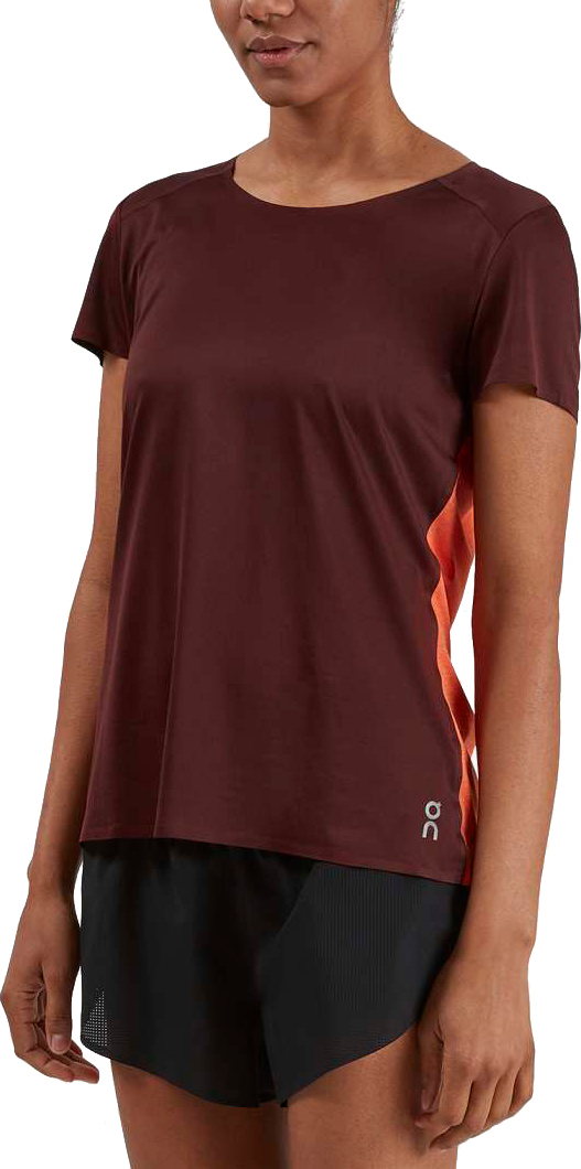 On Women’s Performance-Tee Mulberry/Spice