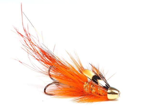 Umpqua Flies Pot Belly Pig - Orange W/Gold Holo Body Kjøp 12 Fluer Få Gratis Flueboks Umpqua Flies