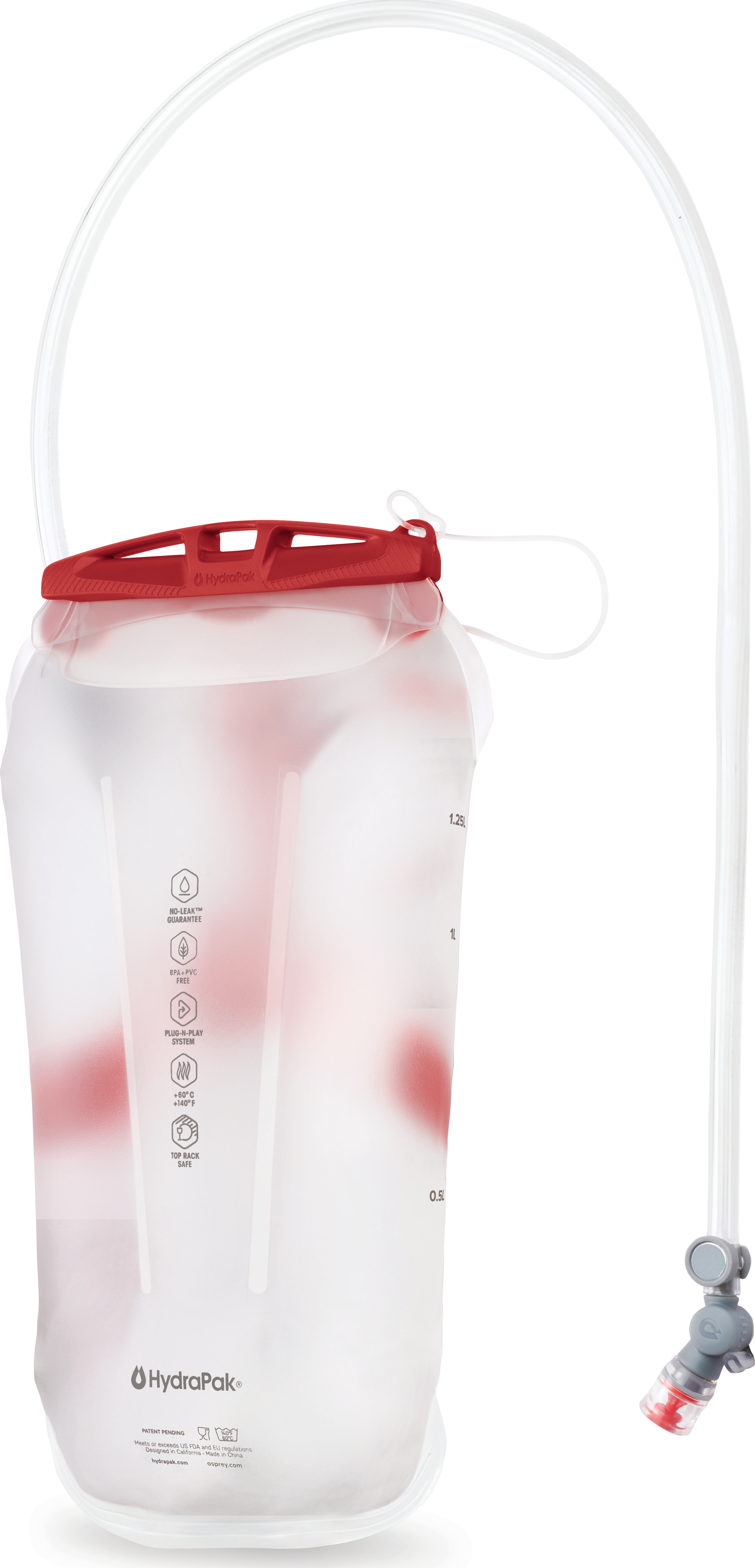 Osprey Hydraulics LT 1.5 L Reservoir Red