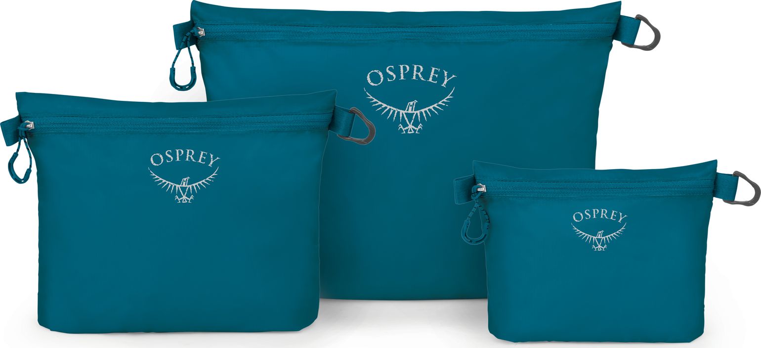 Osprey Ultralight Zipper Sack Set Waterfront Blue