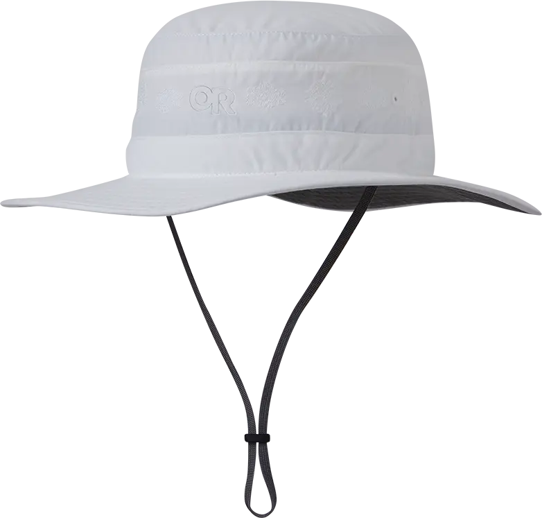 Outdoor Research Women’s Solar Roller Sun Hat White-Rice Embroidery
