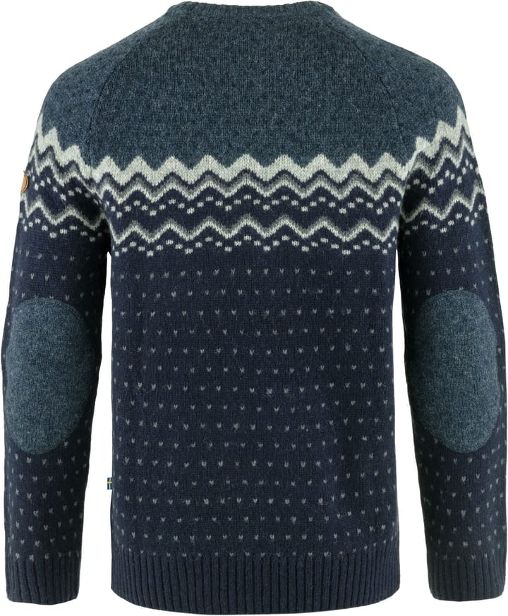 Fjällräven Men's Övik Knit Sweater Dark Navy-Mountain Blue Fjällräven