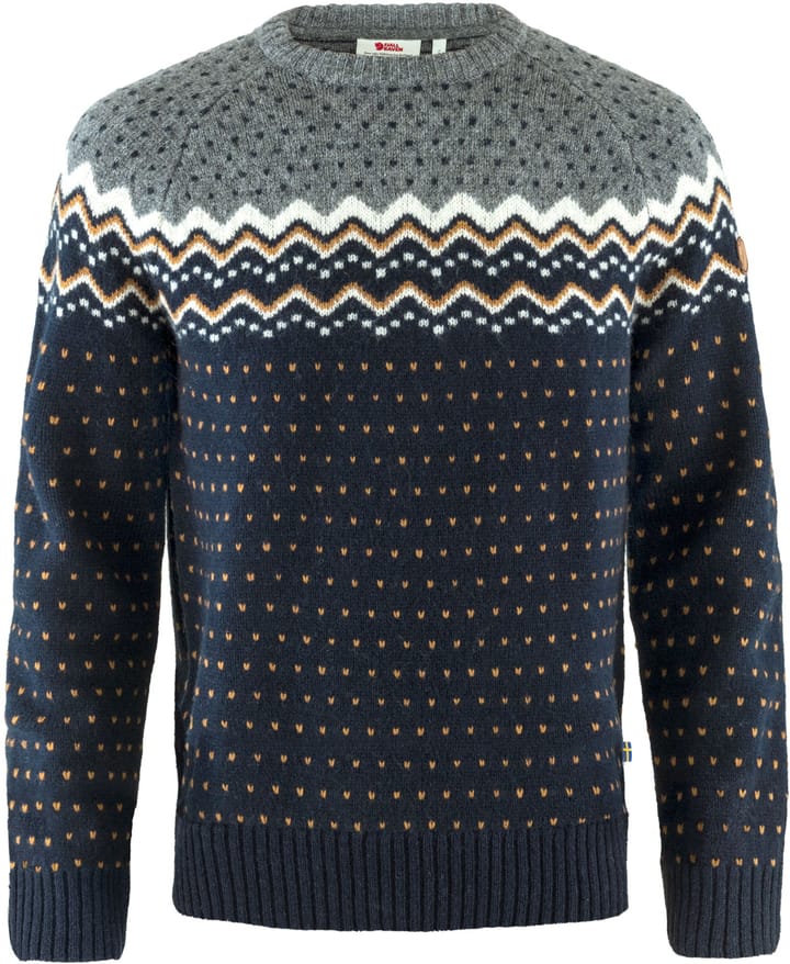 Fjällräven Men's Övik Knit Sweater Dark Navy Fjällräven