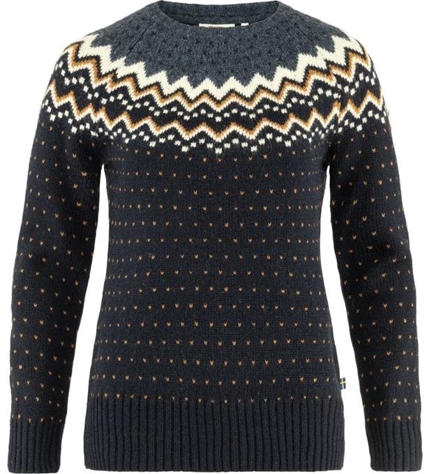 Fjällräven Women's Övik Knit Sweater Dark Navy