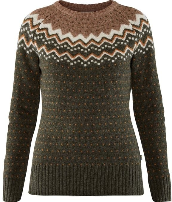 Fjällräven Women's Övik Knit Sweater Deep Forest