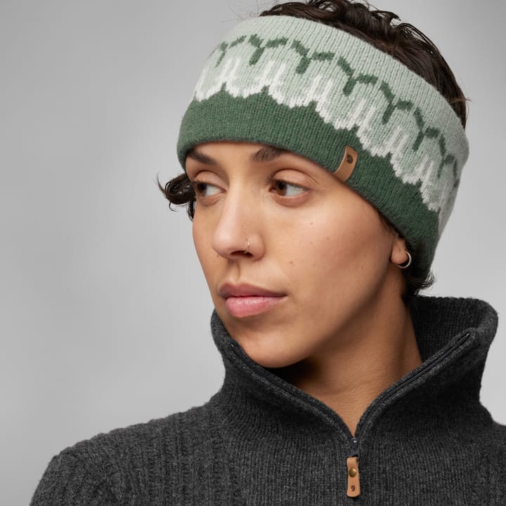 Fjällräven Övik Path Knit Headband Chalk White-Grey Fjällräven