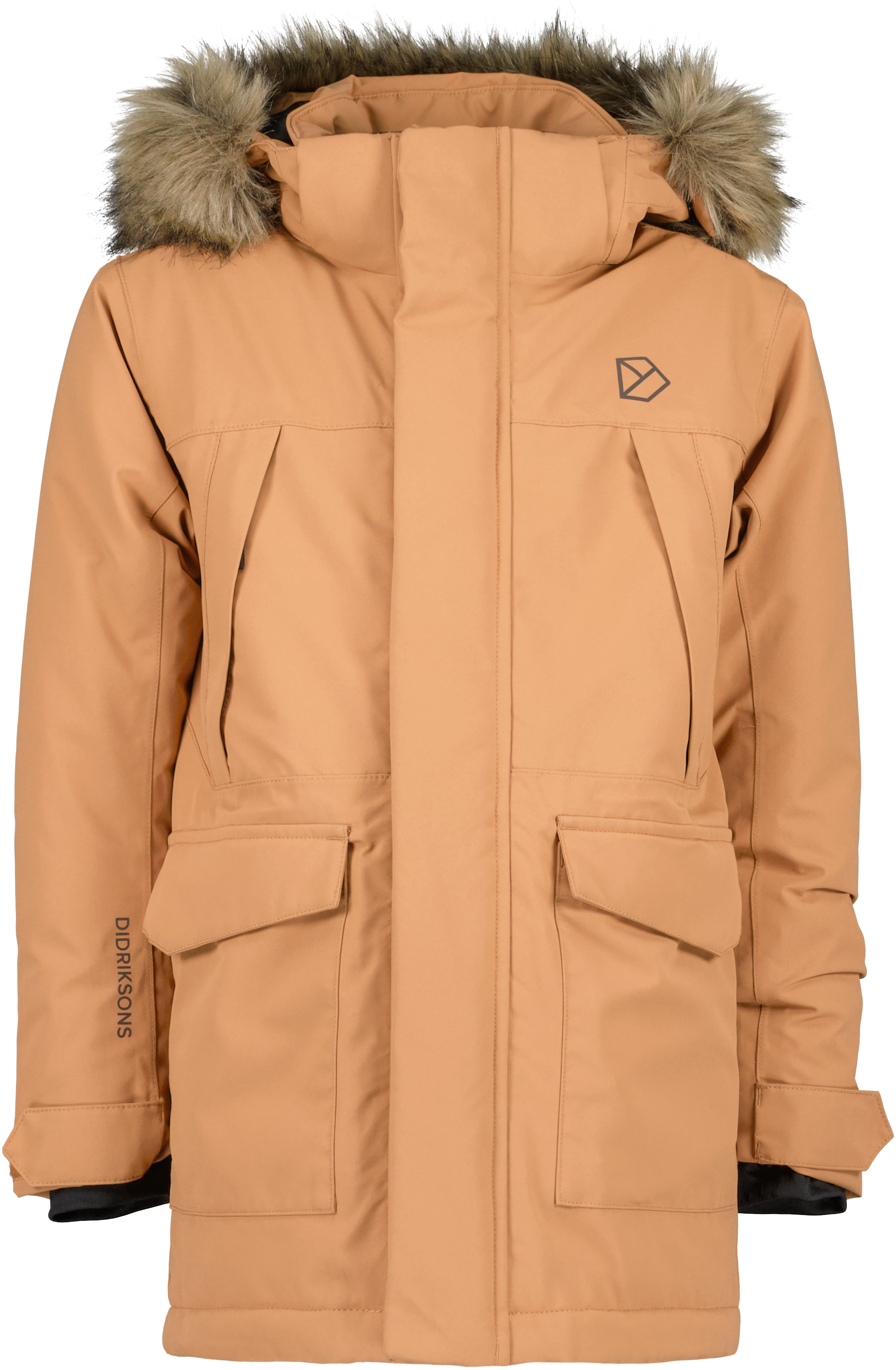 Didriksons Kids’ Oxid Parka Almond Brown