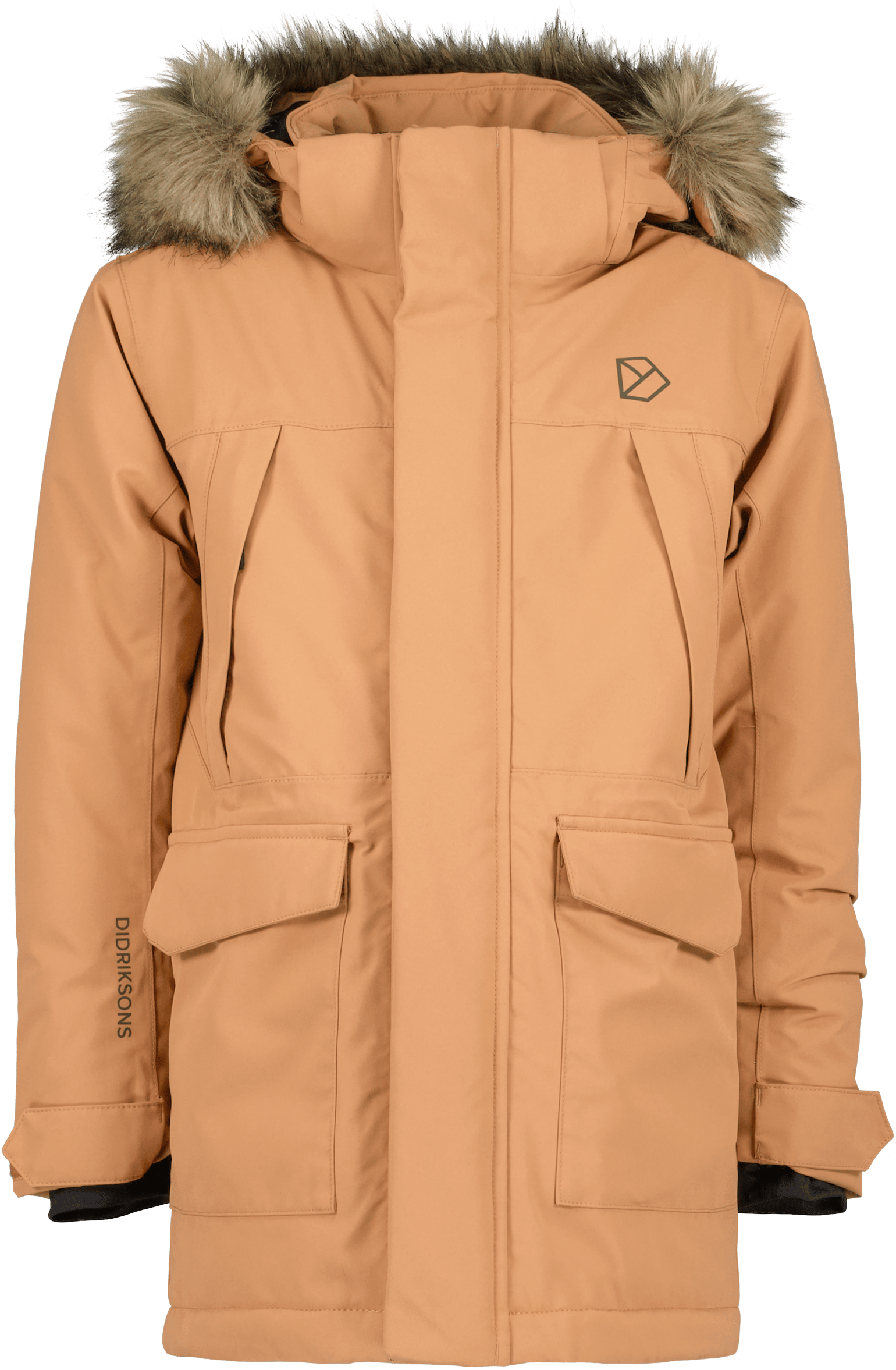 Didriksons Kids' Oxid Parka Almond Brown