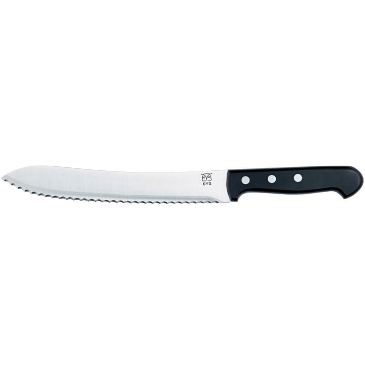 Øyo Budalen Brødkniv Sort Skaft, 21cm Øyo