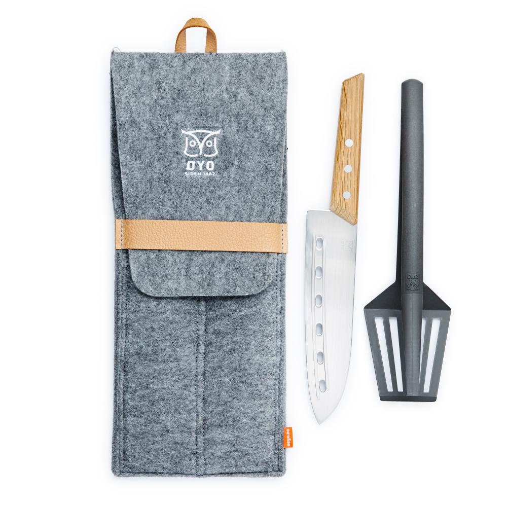 Øyo Duo Bbq Set Beige/Black