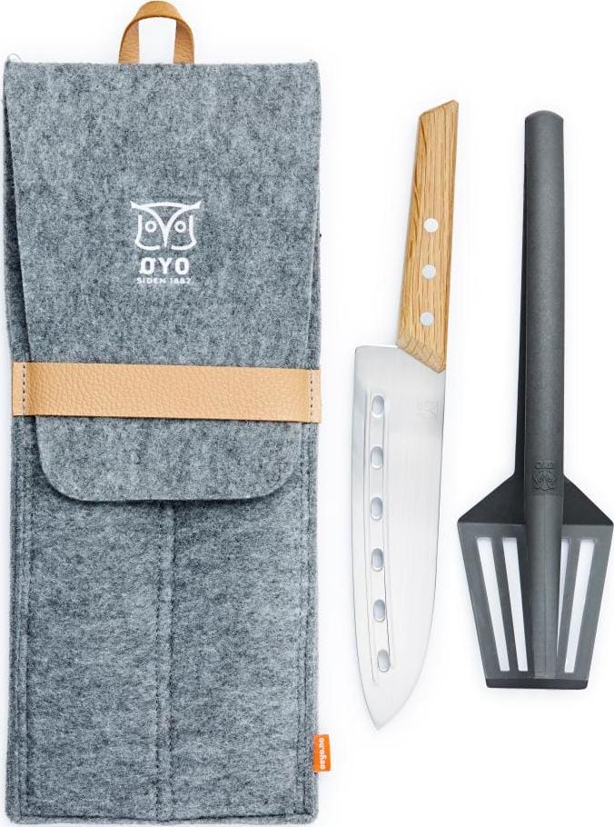 Øyo Duo Bbq Set Beige/Black Øyo