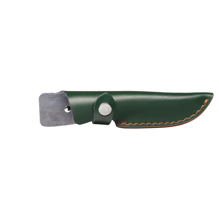 Øyo Finnskogen Knife with Leather Sheath Orange/Green Øyo