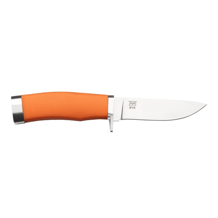 Øyo Finnskogen Knife with Leather Sheath Orange/Green Øyo