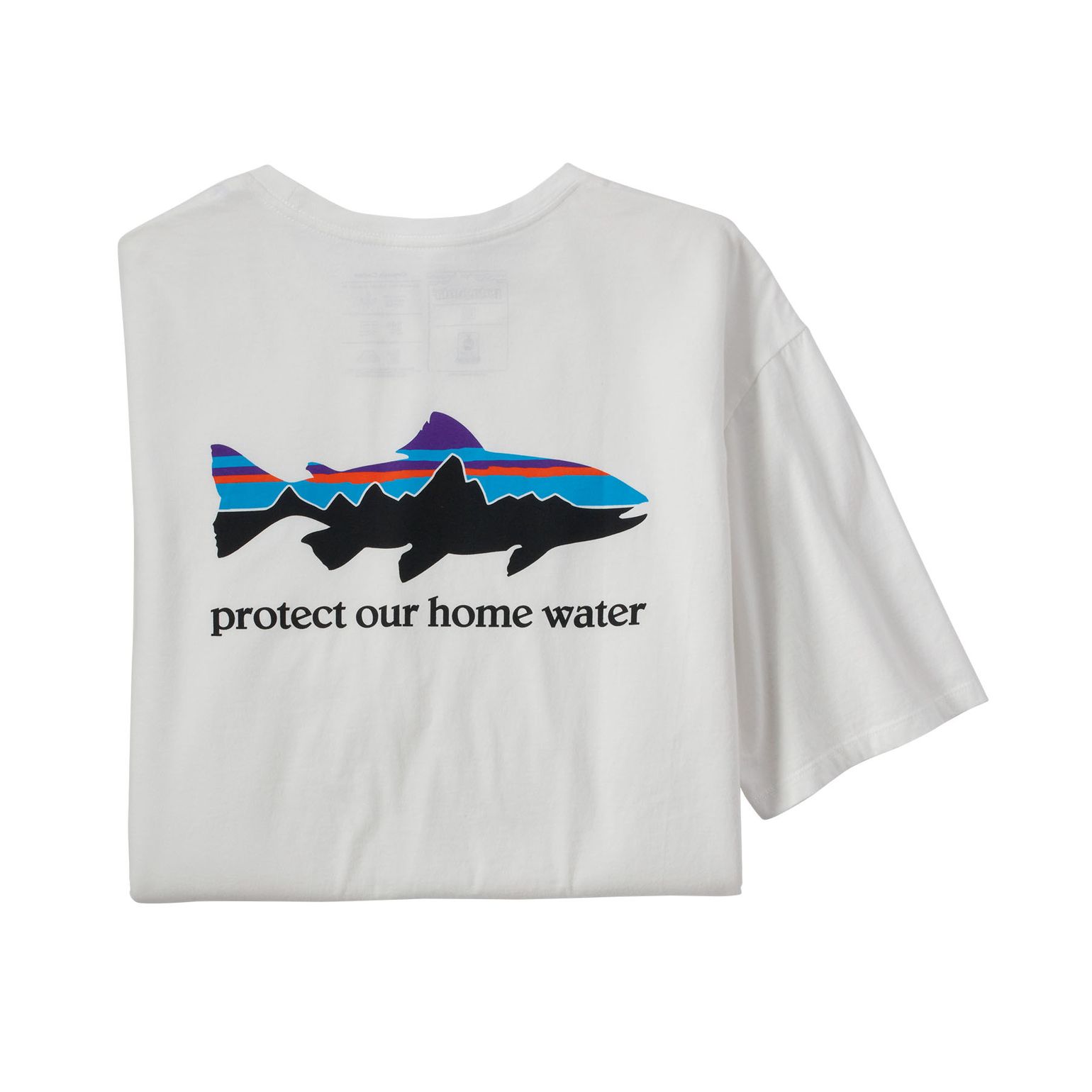 Patagonia M's Home Water Trout Organic T-Shirt White