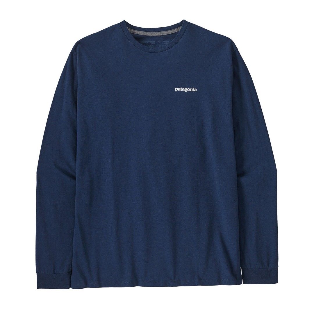 Patagonia M's L/S Home Water Trout Responsibili-Tee Lagom Blue