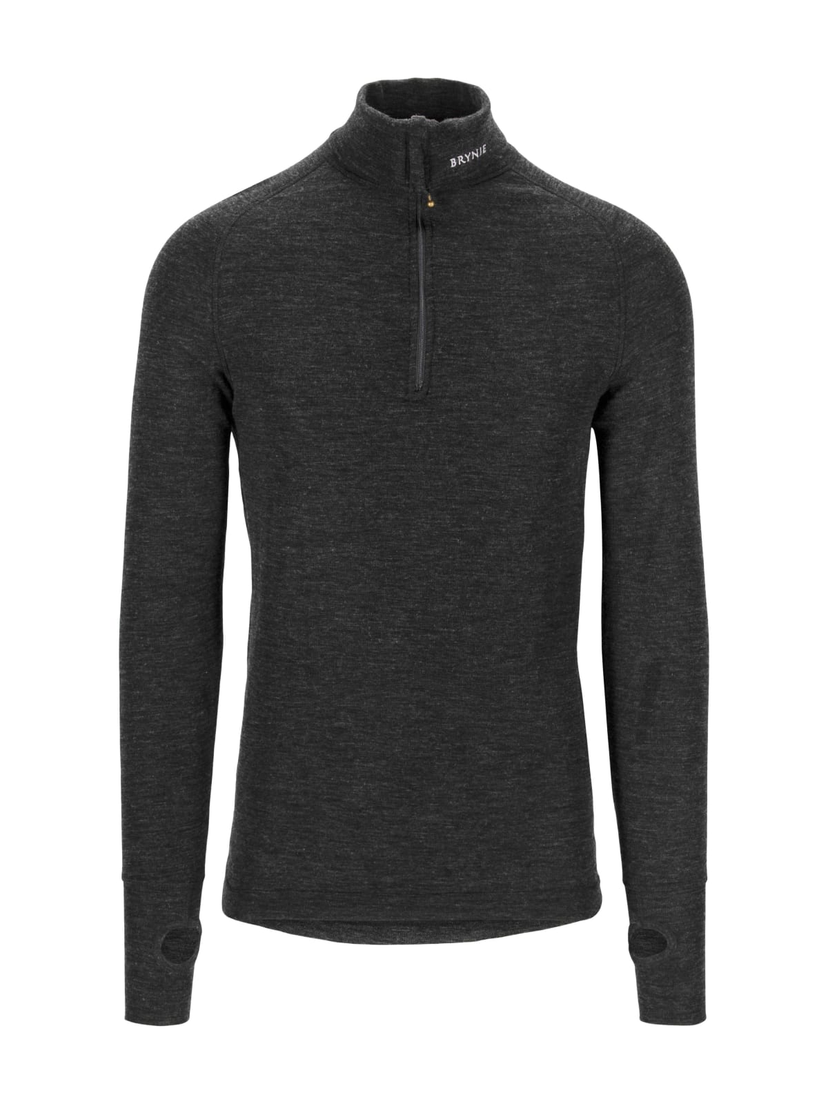 Brynje Arctic Zip Polo W/Inlay Charcoal