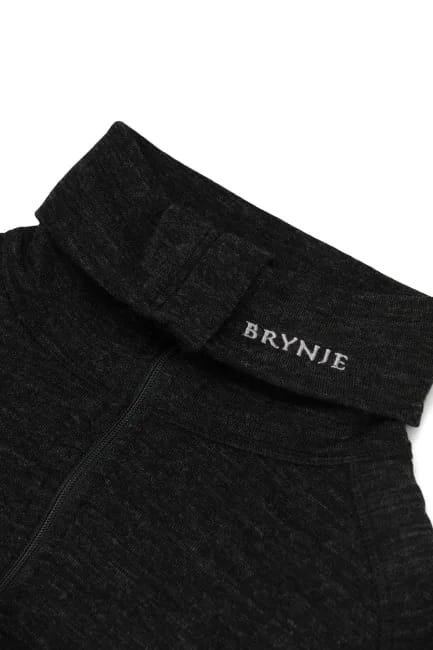 Brynje Arctic Zip Polo W/Inlay Black Brynje